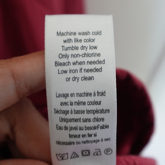 NWOT Coldwater Creek Red Quilted Cotton Buttondown Jacket M Petite - Picture 8 of 10